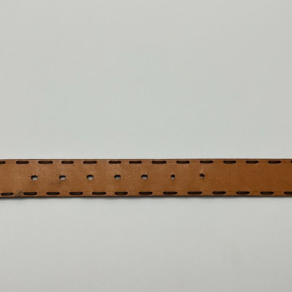 VICTOR VICTORIA Suede Leather Belt Italy 32" - 38" Waist Vintage Genuine… - Picture 11 of 13